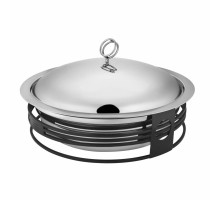 Блюдо для подачи с крышкой d 45,5 h25 см 8 л на подставке P.L. Hotelware