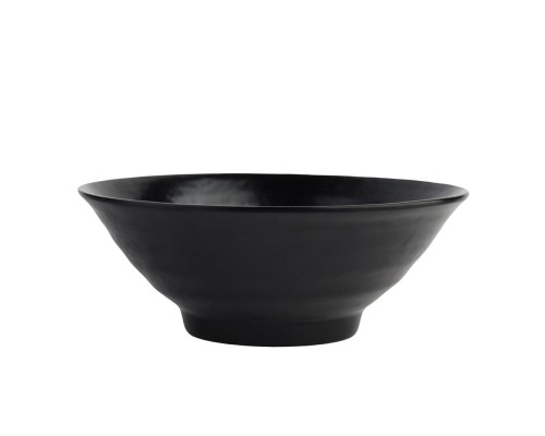 Салатник 1400 мл миска для лапши d 24,8 см пластик меламин Black Finish P.L. Proff Cuisine