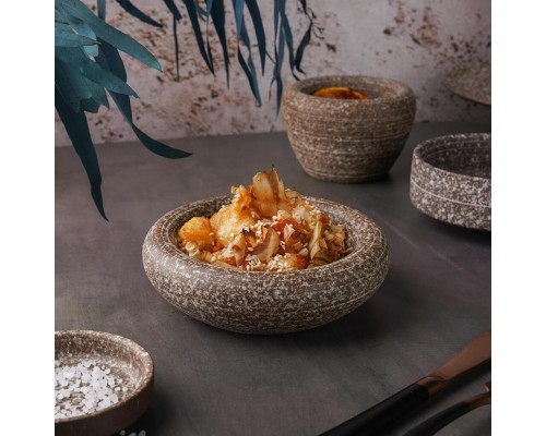 Блюдо круглое d 14,6 см h4,5 см Brown Untouched Taiga P.L. Proff Cuisine [1]