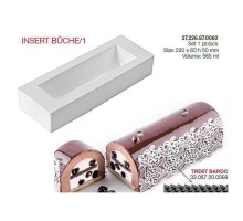 Форма кондитерская Silikomart INSERT BUCHE/1 22*6 см, h 5 см, силикон, Италия