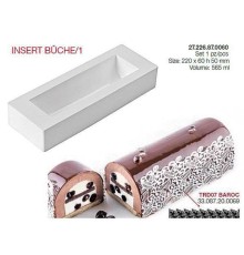 Форма кондитерская Silikomart INSERT BUCHE/1 22*6 см, h 5 см, силикон, Италия