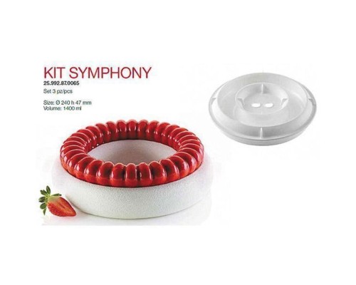 Форма кондитерская Silikomart KIT SYMPHONY, силикон, 24*4,7 см, Италия