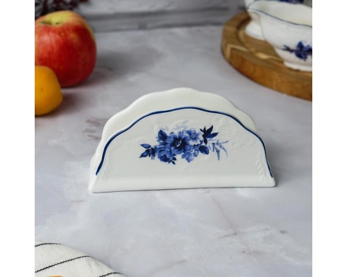Салфетница 14*4,3 см h6,8 см Blue Flower P.L. Proff Cuisine [1]