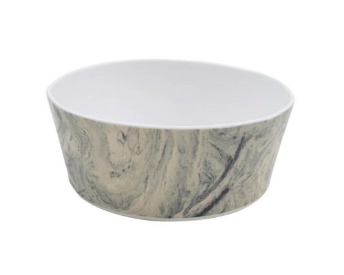 Салатник 2800 мл d 24 см h9,7 см круглый External Streamer Grey пластик меламин P.L. Proff Cuisine