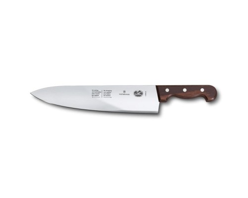 Нож поварской 33 см кованый для рубки мяса ручка розовое дерево Victorinox Rosewood