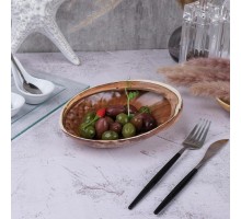 Салатник 365 мл 19*14,5 см h5 см Pearl Ammonite Shell Frutti di Mare P.L. [1]