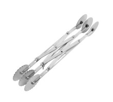 Нож роликовый для теста двухсторонний, раздвижной, 6 лезвий, 24 см P.L. Proff Cuisine