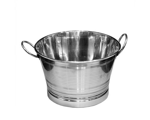Емкость Ведро для охлаждения бутылок и льда 36,5 см h22,5 см круглая нерж. P.L.