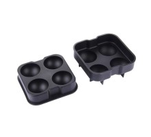 Форма для льда "Шар" 4 ячейки d4,5 см силикон P.L.- Barbossa