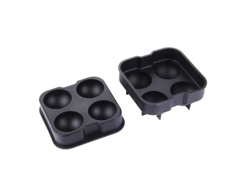 Форма для льда "Шар" 4 ячейки d4,5 см силикон P.L.- Barbossa