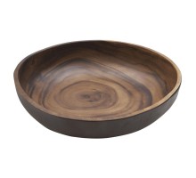 Салатник 5000 мл 37,5*9 см круглый African Wood 2 пластик меламин P.L. Proff Cuisine