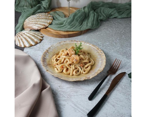 Тарелка 23,5 см h3 см Pearl Sea Stone Frutti di Mare P.L. [6]