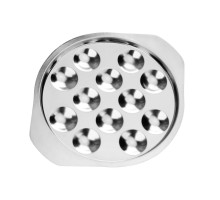 Блюдо для подачи улиток 12 ячеек 22,1*18,4*1,2 см нерж. P.L. Proff Cuisine