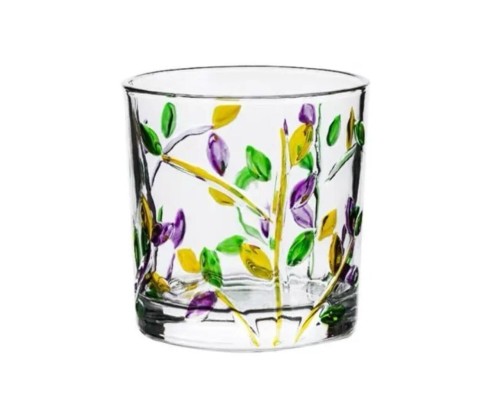 Стакан Олд Фэшн 280 мл Mosaic Flowers d 8 см h8,5 см "UTOPIA" P.L.- Barbossa [6]