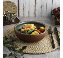 Салатник 420 мл 16,5*15,5 см h5,2 cм Village Purple New Brown Taiga P.L. [4]