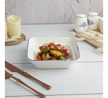 Салатник 400 мл 16*16 см h4,5 см квадратный Sea Flower P.L. Proff Cuisine [6]