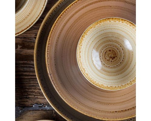 Миска RAK Porcelain Twirl Beach 270 мл, 12*5,5 см