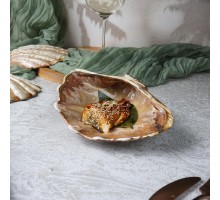 Блюдо для подачи 20*14,5 см h6 см 150 мл Pearl Shell Frutti di Mare P.L. [1]
