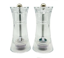 Мельница для перца и соли набор 2 предмета h13 см d 6 см акрил Соль+Перец P.L. Proff Cuisine