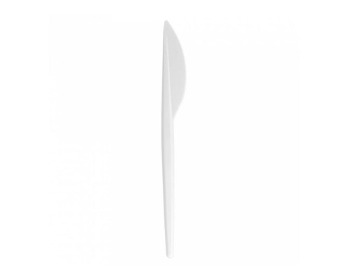 Нож одноразовый 17,5 см, белый, PS, 100 шт, Garcia de PouИспания