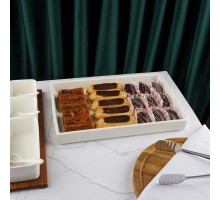 Блюдо прямоугольное 36,5*24,5 см h4,5 см White Style Buffet P.L. [3]