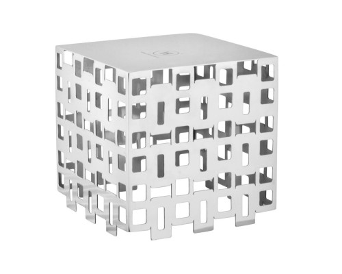 Подставка фуршетная стойка 25,5*25,5 см h25,5 см квадрат перфорация нерж. P.L. Hotelware