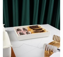 Блюдо прямоугольное 22*17 см h3,5 см White Style Buffet P.L. [3]