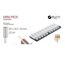 Форма кондитерская Silikomart MINI PICK, ячейки 6*2 см, h 1,8 см, силикон, Италия