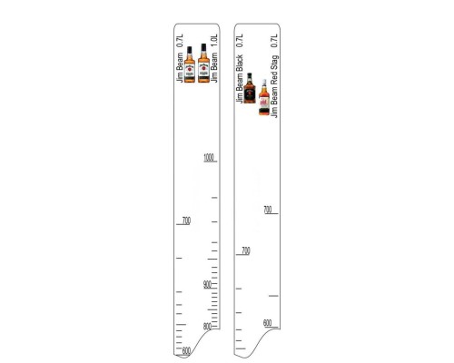 Барная линейка Jim Beam (700мл/1л) / Black (700мл) / Red Stag (700мл), P.L. Proff Cuisin