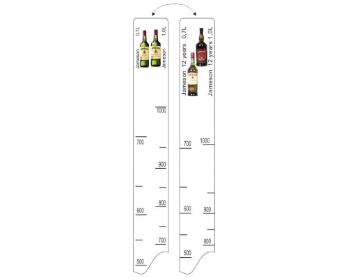 Барная линейка Jameson (700мл/1л) / Jameson 12 лет (700мл/1л), P.L. Proff Cuisine