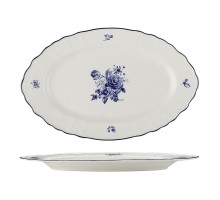 Блюдо овальное 25,2*16,1*2,1 см Blue Flower P.L. Proff Cuisine [1]