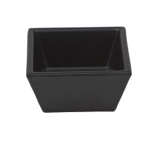 Соусник  30 мл 5,5*5,5 см h3 см квадрат. Black Finish пластик меламин P.L. Proff Cuisine