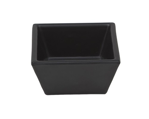Соусник  30 мл 5,5*5,5 см h3 см квадрат. Black Finish пластик меламин P.L. Proff Cuisine