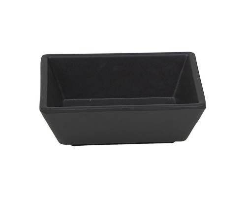Соусник  50 мл 8,3*6,3 см h3 см прямоуг. Black Finish пластик меламин P.L. Proff Cuisine