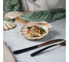 Блюдо для подачи 15*15 см h5,5 см 125 мл Pearl Shell Frutti di Mare P.L. [1]
