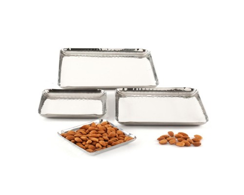 Блюдо квадратное 13*13 см h1,5 см (поднос) Dents нерж. P.L. P.L. Hotelware