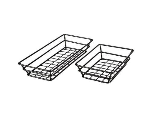 Корзинка для подачи 23,2*15,1*6 см черная нерж. P.L. Proff Cuisine