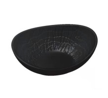 Салатник 300 мл овальный 16*12 см h6 см Black Raw Wood P.L. Proff Cuisine [6]