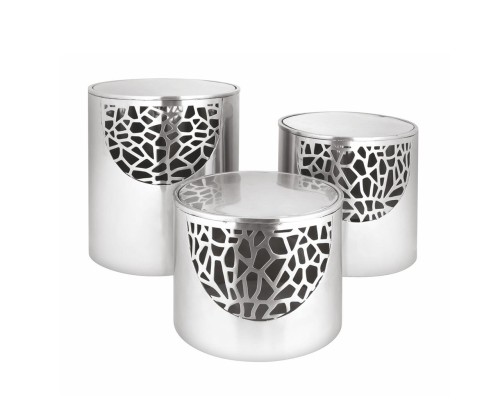 Подставка фуршетная стойка d 21,5 см h25 см круглая перфорация нерж. P.L. Hotelware