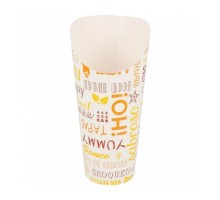 Контейнер картонный вертикальный для фри, снеков "PAROLE" 660 мл, Ø 8,5*18 см 50шт/уп, G