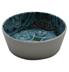 Салатник 340 мл 12*4,7 см круглый Damask Blue пластик меламин P.L. Proff Cuisine