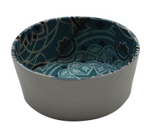 Салатник 550 мл 14*6,2 см круглый Damask Blue пластик меламин P.L. Proff Cuisine