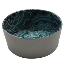 Салатник 550 мл 14*6,2 см круглый Damask Blue пластик меламин P.L. Proff Cuisine