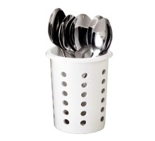 Стакан перфорированный d 10,6/8 см h14,5 см для контейнера столовых приборов пластик P.L.