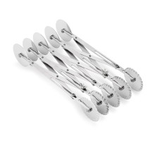 Нож роликовый для теста двухсторонний, раздвижной, 10 лезвий, 48 см P.L. Proff Cuisine