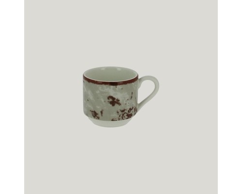 Чашка для эспрессо RAK Porcelain Peppery 90 мл штабелируемая, серый цвет