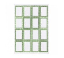 Этикетка бумажная самоклеящаяся белая, 4,5*6,5 см, 100 листов, 16 наклеек/лист Garcia De Pou