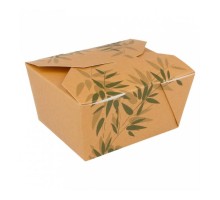 Ланч-бокс картонный Feel Green 11,3*9*6,4 см, СВЧ, 50 шт/уп, Garcia de PouИспания