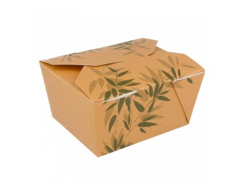 Ланч-бокс картонный Feel Green 11,3*9*6,4 см, СВЧ, 50 шт/уп, Garcia de PouИспания