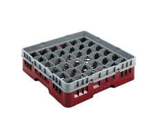 Кассета для мойки посуды 36 ячеек (размер ячейки 50*50*143 мм) красная P.L. Proff Cuisine